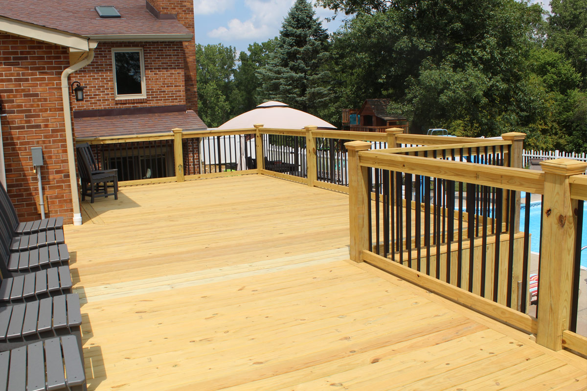 Wood Deck Custom Build